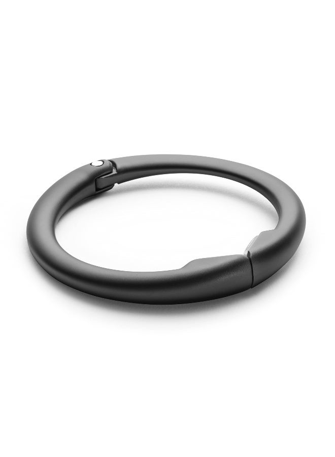 Clipa Bag Hanger - Matte Black PVD - The Ring That Opens Into a Hook and Hangs in Just 1/2" of Space, Holds 33 lbs., 3 yr. Warranty - Image 4